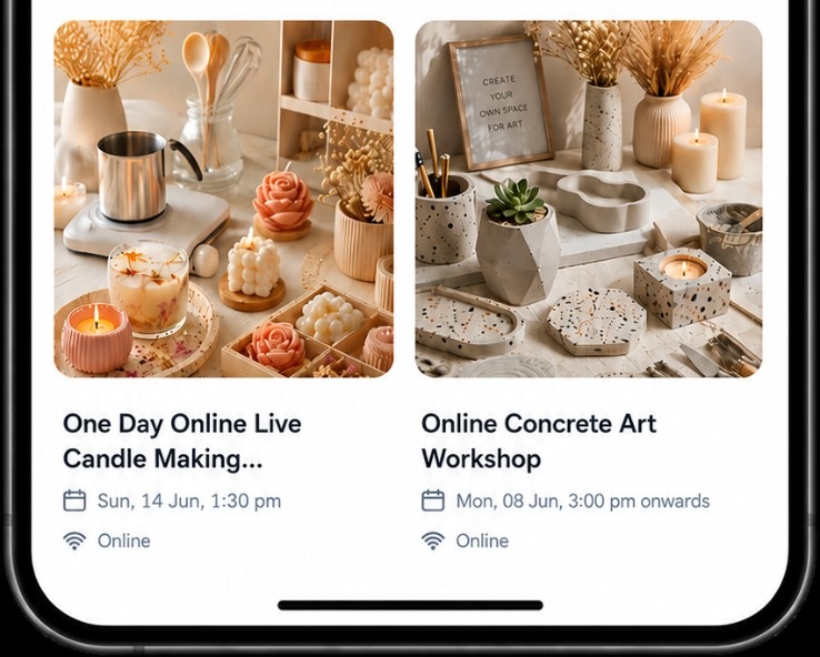 makeforme event page preview