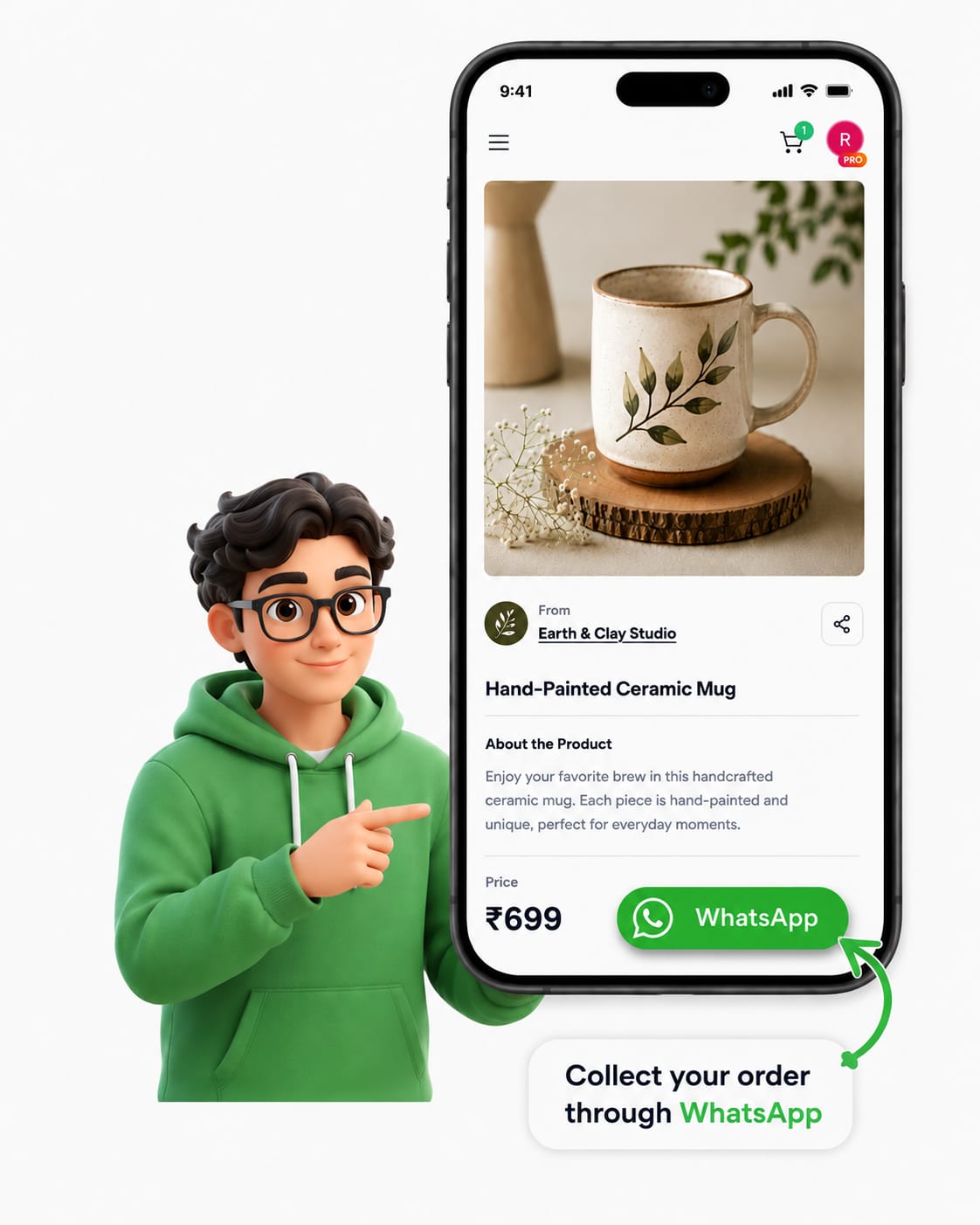 Fulfill orders through WhatsApp